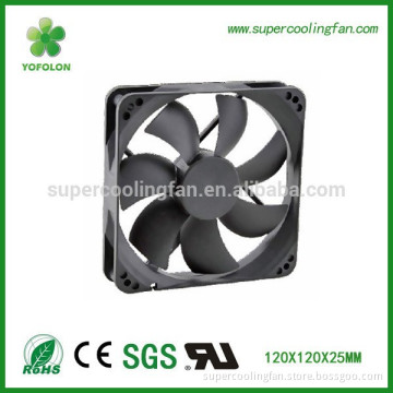 24V 120x120x25mm dc brushless cooling fan for computer cooling